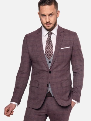 MARYNARKA HORIZON BORDO SLIM FIT Recman