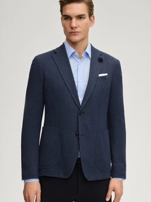 Marynarka Hoverest w kolorze granatowym o fakturze strukturalnej Joop