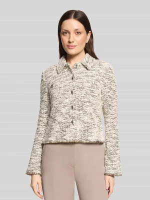 Marynarka krótka o kroju regular fit z mieszanki bawełny Betty Barclay Beżowy