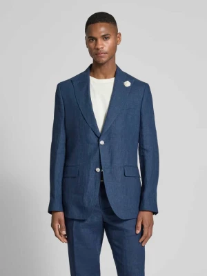 Marynarka lniana o kroju slim fit z czystego lnu Boss