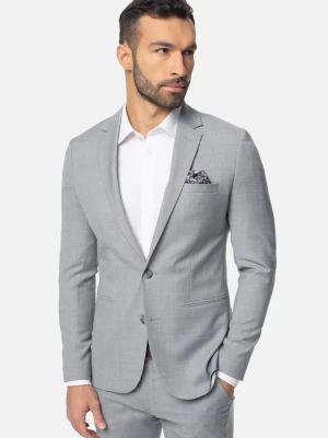 MARYNARKA LOGES SZAROŚĆ SLIM FIT Recman