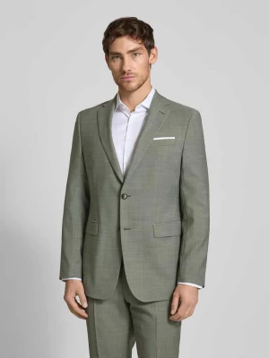 Marynarka męska JOOP! Collection;Mieszanka materiałów z dodatkiem wełny;Krój regular fit;Kołnierz z połami;Brustasza;Kieszenie z patką;Ozdobne szwy;Długość tyłu