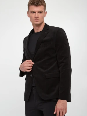 Marynarka męska welurowa KARL LAGERFELD