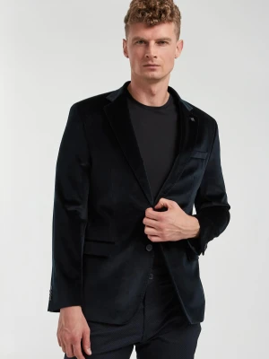 Marynarka męska welurowa KARL LAGERFELD