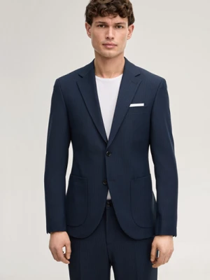 Marynarka modułowa Dallas w ciemnoniebieskie paski Joop