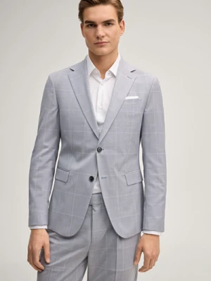 Marynarka modułowa Hodge w jasnoniebieską kratkę Joop