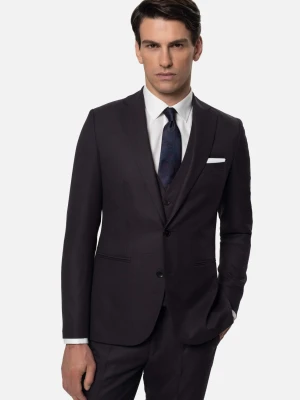 MARYNARKA MOLISE FIOLETOWA SUPER SLIM FIT JEDNORZĘDOWA Recman