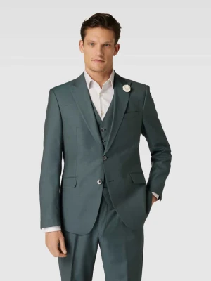 Marynarka na 2 guziki męska JOOP! Collection;Czysta żywa wełna;Krój slim fit;Model ‘Hawker’;Jednolity kolor;Kieszenie z patką;Długość tyłu w rozmiarze 50: 72 cm