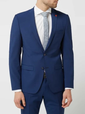 Marynarka na 2 guziki o kroju extra slim fit z dodatkiem żywej wełny Roy Robson