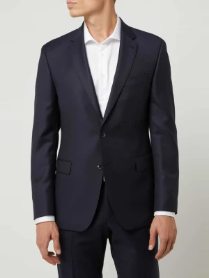 Marynarka na 2 guziki o kroju modern fit z żywej wełny model ‘Duncan’ Digel