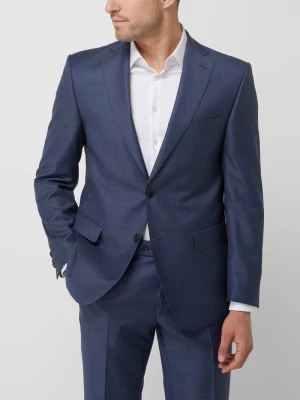 Marynarka na 2 guziki o kroju modern fit z żywej wełny model ‘Steven’ carl gross