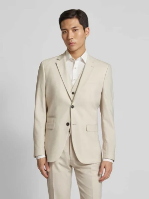 Marynarka na 2 guziki o kroju regular fit z dodatkiem wełny, model "NEIL" Selected Homme