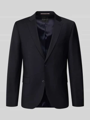 Marynarka na 2 guziki o kroju regular fit z kieszeniami z patką Bugatti
