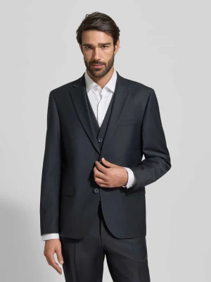 Marynarka na 2 guziki o kroju regular fit z kieszeniami z patką Bugatti