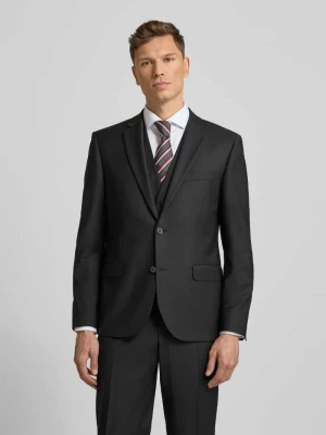 Marynarka na 2 guziki o kroju regular fit z kieszeniami z patką Bugatti