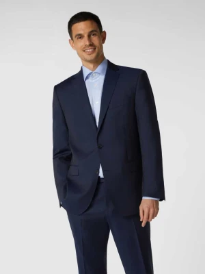 Marynarka na 2 guziki o kroju regular fit z żywej wełny carl gross