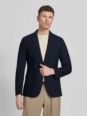 marynarka na 2 guziki o kroju slim fit z fakturowanym wzorem model 'Bob' Zuitable