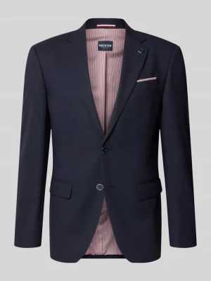 marynarka na 2 guziki o kroju slim fit z kieszeniami z patką HECHTER PARIS