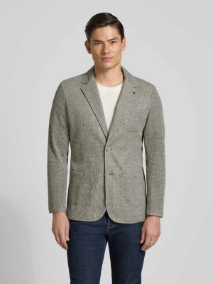 Marynarka na 2 guziki o kroju slim fit z kołnierzem z połami Zuitable