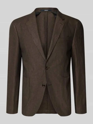 marynarka na 2 guziki o kroju slim fit z lnu model 'Hoverest' JOOP! Collection