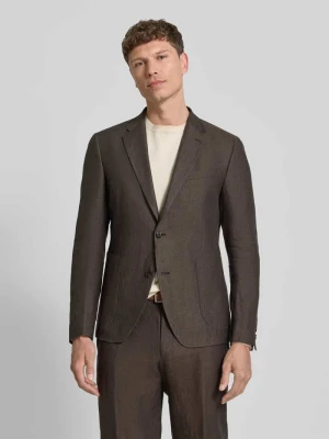 marynarka na 2 guziki o kroju slim fit z lnu model 'Hoverest' JOOP! Collection