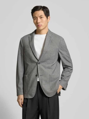 Marynarka na 2 guziki o kroju slim fit ze strukturalnym wzorem Pierre Cardin