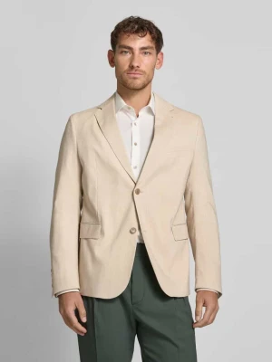 Marynarka na 2 guziki z kołnierzem z połami drykorn