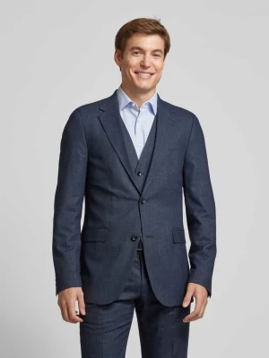 Marynarka na dwa guziki o kroju regular fit z dodatkiem lnu model ‘ALZER’ Strellson