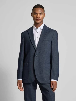 Marynarka na dwa guziki o kroju regular fit z kołnierzem z połami Christian Berg Men