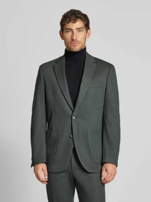 Marynarka na dwa guziki o kroju regular fit z kołnierzem z połami Christian Berg Men