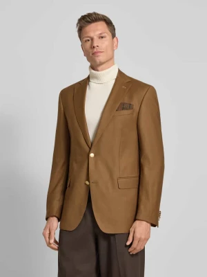 Marynarka na dwa guziki o kroju regular fit z mieszanki żywej wełny i kaszmiru model ‘TASSILO’ carl gross