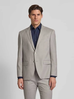 Marynarka na dwa guziki o kroju slim fit z kieszeniami z patką model ‘H-Xtension’ HECHTER PARIS