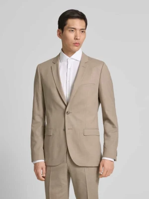 Marynarka na dwa guziki o kroju slim fit z kołnierzem z połami model ‘Arti’ HUGO