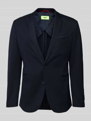 Marynarka na dwa guziki o kroju slim fit z lamowanymi kieszeniami model ‘Data’ CINQUE