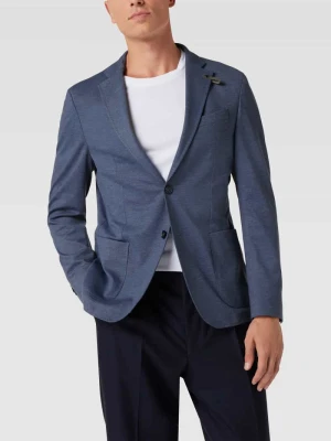 Marynarka na dwa guziki o kroju slim fit z ozdobną szpilką model ‘Seba’ BALDESSARINI