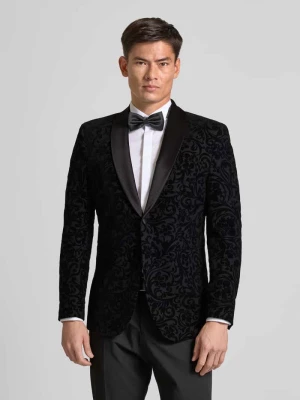 Marynarka na dwa guziki o kroju slim fit z szalowym kołnierzem model ‘EDDIE’ Selected Homme