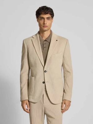 Marynarka na dwa guziki o kroju slim fit ze sztruksu z kołnierzem z połami Zuitable