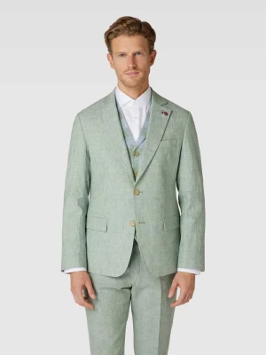 Marynarka na dwa guziki z mieszanki lnu ATELIER TORINO