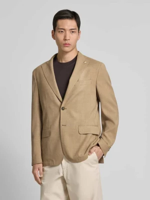 Marynarka na dwa guziki z mieszanki żywej wełny z kieszeniami z patką Manuel Ritz