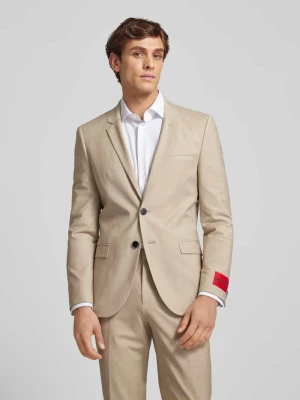 Marynarka na dwa guziki z naszywką z logo HUGO