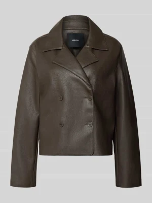 Marynarka o kroju regular fit w skórzanym wyglądzie model 'Neala' Someday