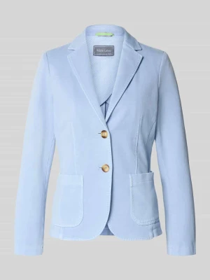 Marynarka o kroju regular fit z klapami WHITE LABEL