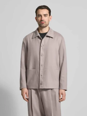 Marynarka o kroju regular fit z mieszanki konopi i lyocellu model 'JARO' HUGO