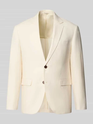 Marynarka o kroju regular fit z mieszanki lnu i bawełny Selected Homme