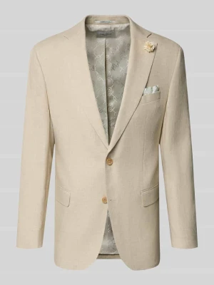 Marynarka o kroju regular fit z mieszanki lnu model 'Tannon' carl gross