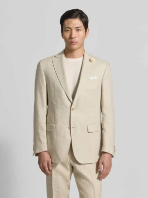 Marynarka o kroju regular fit z mieszanki lnu model 'Tannon' carl gross