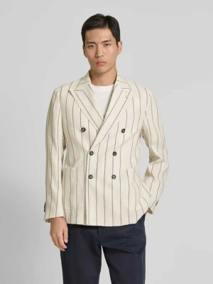 Marynarka o kroju regular fit z mieszanki lnu z wpuszczanymi kieszeniami Manuel Ritz