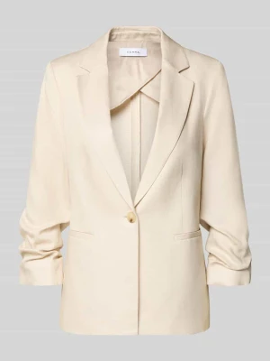 Marynarka o kroju regular fit z mieszanki lyocellu z kołnierzem z klapami comma