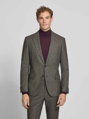 Marynarka o kroju regular fit z mieszanki wełny model 'Jasper' Boss Średniobrązowy