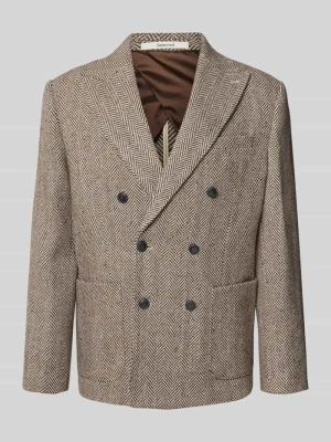 Marynarka o kroju regular fit z mieszanki wełny model ‘MORRIS’ Selected Homme